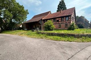 Haus kaufen in 74575 Schrozberg, Schrozberg - Hofstelle, Scheune, LagerflächeWerkstatt mit Ausbaupotential