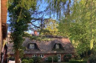 Haus kaufen in 24392 Scheggerott, Scheggerott - Traumhaftes Reetdach-Ein-Zweifamilienhaus mit parkähnlichem Garten in Angeln