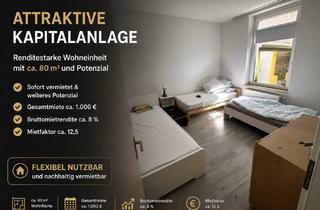 Wohnung kaufen in 47798 Stadtmitte, Renditestarke Wohnung mit ca. 80 m² und vielseitiger Nutzung