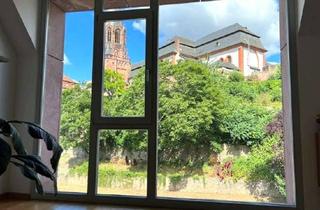 Penthouse kaufen in 63739 Aschaffenburg, Penthouse-Feeling in AB Zentrum: 3 Zimmer, 2 Balkone, hell, Stiftskirchenblick doppelhohe Decken
