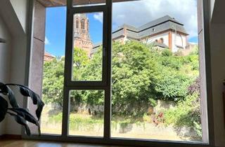 Penthouse kaufen in 63739 Aschaffenburg, Penthouse-Feeling in AB Zentrum: 3 Zimmer, 2 Balkone, hell, Stiftskirchenblick, doppelhohe Decken