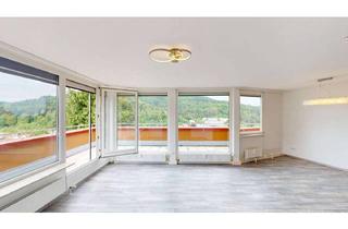Penthouse kaufen in 76332 Bad Herrenalb, Wohnen über den Dächern: Penthousewohnung mit großer Dachterrasse & Pool