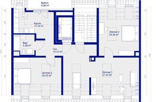 Wohnung mieten in 12557 Köpenick, 3 Zimmer / 109m² – Dachgeschosswohnung in Köpenick mit hochwertiger Einbauküche sucht Nachmieter