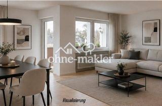 Wohnung kaufen in Sommerstraße 9, 85757 Karlsfeld, Provisionsfrei: Renovierte 3,5-Zimmer-Wohnung mit Balkon, Gartenanteil und Garage