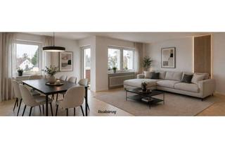 Wohnung kaufen in Sommerstraße, 85757 Karlsfeld, Provisionsfrei: Renovierte 3,5-Zimmer-Wohnung mit Balkon, Gartenanteil und Garage