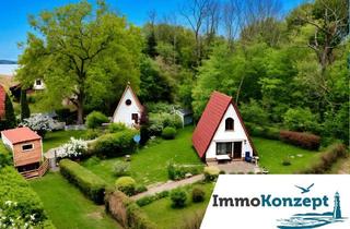Haus kaufen in 18445 Groß Mohrdorf, Idylle am Meer! Finnhütte, ca. 43m² Wfl, 360m² Grdst, ca. 17m² Terr. & Gartenhaus im Kinnbackenhagen