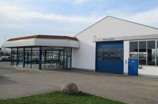 Gewerbeimmobilie mieten in Striesaer Weg, 04758 Oschatz, Gewerbeimmobilie Halle Autohaus Werkstatt in Oschatz