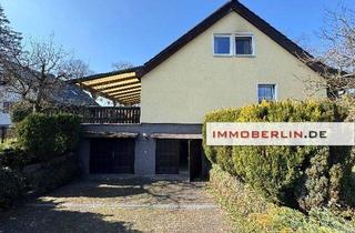 Einfamilienhaus kaufen in 15344 Strausberg, IMMOBERLIN.DE - Adrettes Haus mit Südgarten & Tiefgaragen in Wald- & Seenähe