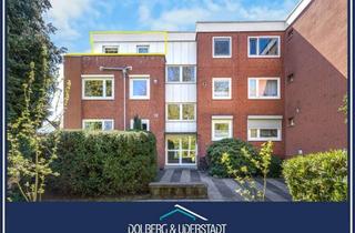 Wohnung kaufen in 22149 Rahlstedt, 2-Zimmer-Wohnung im Staffelgeschoss mit umlaufender Dachterrasse und Blick ins Grüne