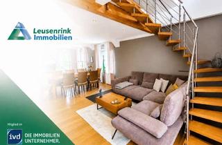 Wohnung kaufen in 44649 Wanne, Architektonisches Schmuckstück: Großzügige Maisonette mit Dachterrasse und eigener Garage