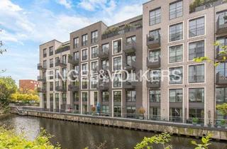 Wohnung kaufen in 22085 Uhlenhorst, Zwischen Himmel und Wasser: Endetage mit 2 Dachterrassen am Uhlenhorster Kanal