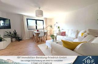 Wohnung kaufen in 57074 Siegen, Zeitgemäß wohnen: Umfangreich sanierte Wohnung mit Balkon und Doppelgarage in Kaan-Marienborn