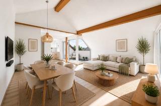 Wohnung kaufen in 75179 Nordstadt, Frisch sanierte 3-Zi.-DG-Wohnung mit Loggia, Talblick, Panoramafenster & Speicher in Pforzheim