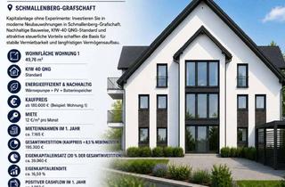 Wohnung kaufen in 57392 Schmallenberg, Neubauwohnungen nach Kfw 40 QNG in einem anspruchsvollen Mehrfamilien in Schmallenberg zu verkaufen.