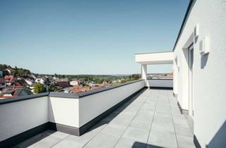 Penthouse kaufen in 75305 Neuenbürg, Penthouse der Extraklasse mit Weitblick, Aufzug, 4 Außenflächen und Doppelgarage