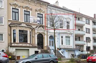 Wohnung mieten in Franz-Liszt-Straße, 28209 Bürgerweide/Barkhof, Charmant-stilvolle Altbau-Wohnung mit Garage, Kamin und Sonnenterasse in bester Lage in Barkhof