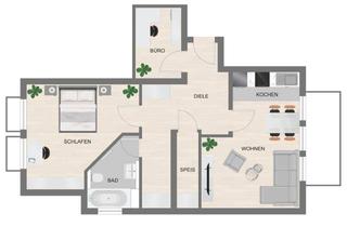 Wohnung mieten in Neumarkter Straße 33, 92342 Freystadt, Neubau-Feeling in Freystadt: Moderne 2-Zimmer-Souterrain-Wohnung