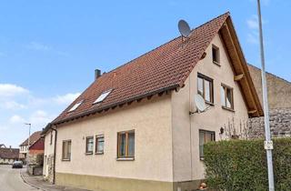 Haus kaufen in 74575 Schrozberg, Gepflegtes Zweifamilienhaus mit Garten in Schrozberg - Eigennutzung oder Kapitalanlage