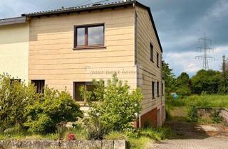 Doppelhaushälfte kaufen in 66578 Schiffweiler, Doppelhaushälfte auf ca. 140 m² Wohnfläche mit großem Grundstück in Schiffweiler