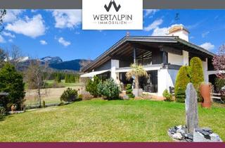 Haus kaufen in 82494 Krün, Rarität in Panoramalage - Anwesen mit separater Ferienwohnung auf weitläufigem Grundstück