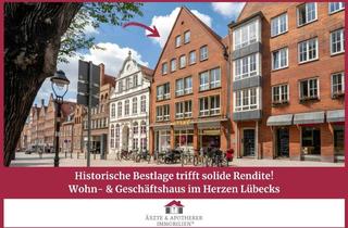 Anlageobjekt in 23552 Innenstadt, Historische Bestlage trifft solide Rendite – Wohn- & Geschäftshaus im Herzen Lübecks