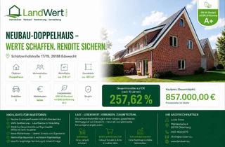 Anlageobjekt in 26188 Edewecht, Modernes Doppelhaus im energieeffizienten KfW-40-Standard mit QNG Siegel, ideal für Eigennutzer oder