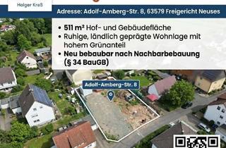 Grundstück zu kaufen in 63579 Freigericht, „Startklar für Ihr Traumhaus: Voll erschlossenes Baugrundstück in Freigericht-Neuses“