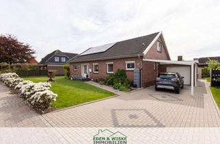 Einfamilienhaus kaufen in 26529 Osteel, Gepflegtes Einfamilienhaus mit Garage, PV-Anlage und Wärmepumpe