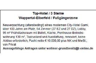 Gastronomiebetrieb mieten in 42103 Wuppertal, Top-Hotel / 3 Sterne / Wuppertal-Elberfeld / Fußgängerzone