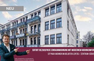 Wohnung kaufen in Paul-List-Straße 26 WE44, 04103 Leipzig, Bezugsfreie 1-Raumwohnung mit modernem Wohnkomfort + kompaktem Grundriss in Leipzig / Zentrum-Südost
