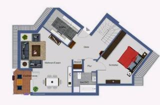 Wohnung kaufen in 68623 Lampertheim, Lampertheim - Maisonette Eigentumswohnung