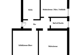 Wohnung mieten in 58239 Schwerte, Erstbezug nach Sanierung: Moderne 3-Zimmer-Wohnung mit Balkon in zentraler Lage von Schwerte