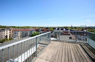 Wohnung kaufen in Adolfplatz 14, 24105 Blücherplatz, Altbau-Dachgeschosswohnung mit Kamin und privater Dachterrasse am Adolfplatz — 127m², provisionsfrei