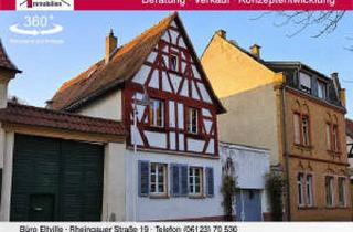 Einfamilienhaus kaufen in 65439 Flörsheim, Historisches Fachwerkhaus im Zentrum von Flörsheim: Hübsches Einfamilienhaus + weitere Wohnung im Nebengebäude