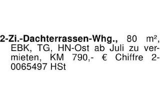 Wohnung mieten in 74081 Heilbronn, 2-Zi.-Dachterassen-Whg., 80 m , EBK, TG, HN-Ost ab Juli zu vermi