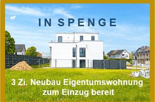 Wohnung kaufen in 32051 Herford, Herford - IN SPENGE: 3 Zi. Neubau- ETW. Jetzt zum Einzug bereit.