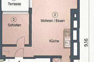 Wohnung kaufen in 70197 Stuttgart, Stuttgart - Neubau: Barrierefreie 2-Zimmer-Wohnung mit Blick