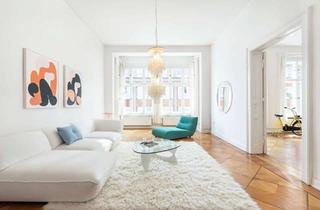 Wohnung kaufen in Oranienburger Straße 69, 10117 Mitte, Am Monbijoupark, Mitte: Repräsentative 5-Zimmer Altbauwohnung mit imposanten Deckenhöhen