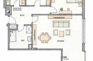 Wohnung mieten in Von-Kellenbach-Straße, 56076 Horchheim, Rheinblick in Horchheim: 4-Zimmer-Wohnung samt Garage