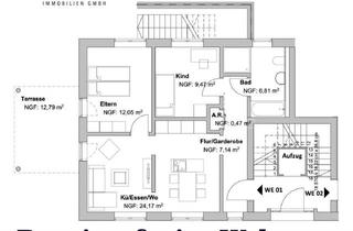 Wohnung mieten in Ravensberger Straße 10, 33790 Halle, Neubau - Barrierefreie 3 ZKB mit Terrasse in zentraler Lage von Halle Westf.