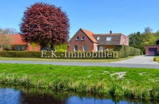 Einfamilienhaus kaufen in 26842 Ostrhauderfehn, Einfamilienhaus mit 2 Wohneinheiten in ruhiger Lage** Kanallage **