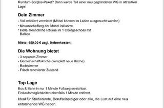 Immobilie mieten in Friedhofstraße 19, 74076 Heilbronn, Neugründung einer WG