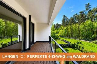 Wohnung kaufen in 63225 Langen, Mit Blick ins Grüne ::: Ideale 4-Zimmerwohnung