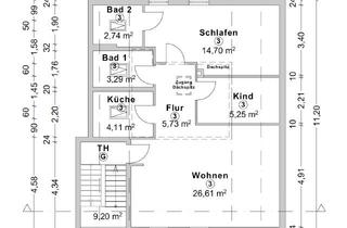 Wohnung kaufen in 76646 Bruchsal, 3 Zimmerwohnung mit Charme und Ausblick