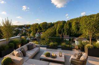 Penthouse mieten in Gottfried-Herder-Straße 24, 45219 Kettwig, Hochwertiges Neubau Penthouse mit unverbaubarem Talblick und großer Dachterrasse in Essen-Kettwig