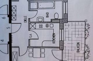 Wohnung mieten in 86368 Gersthofen, 2-Zimmer-Wohnung mit Balkon in Gersthofen
