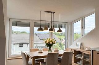 Wohnung mieten in 88267 Vogt, Exklusive Dachgeschosswohnung mit Bergblick, hochwertiger Ausstattung & Gartenbereich