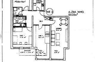 Wohnung mieten in 93049 Westenviertel, 4-Zimmer-Wohnung (122 m²) mit Balkon & TG in direkter Donau- und Parklage