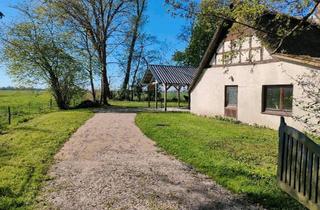Haus kaufen in 21775 Ihlienworth, Ihlienworth - Sanierungsbedürftige Reetdachkate in fast Alleinlage