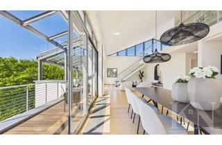Penthouse kaufen in 66119 Saarbrücken, Exklusives Penthouse mit Galerie & Fernblick – Wohnen auf höchstem Niveau auf dem Triller!